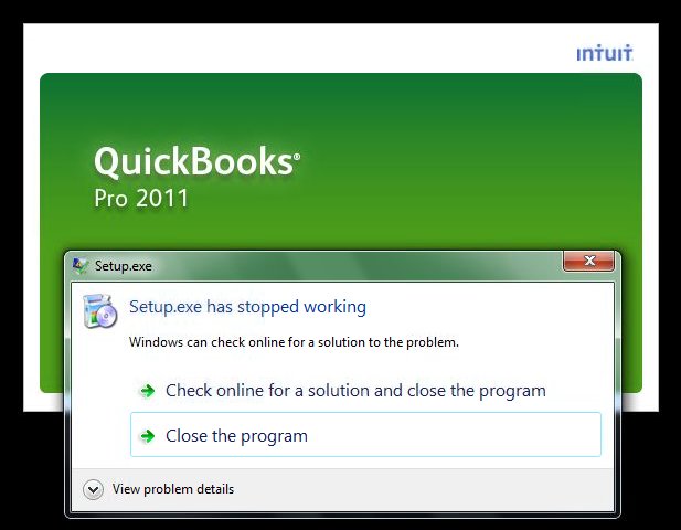 qb2011 setup has stopped working qb2011 setup has stopped working